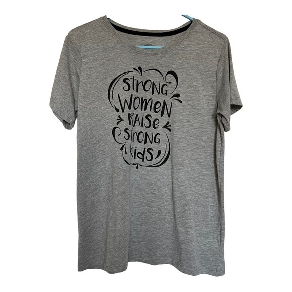 Celebrate Mother's Day T-Shirt Tee size L 12-14 Strong Women Raise Strong Kids‎ - Picture 1 of 5